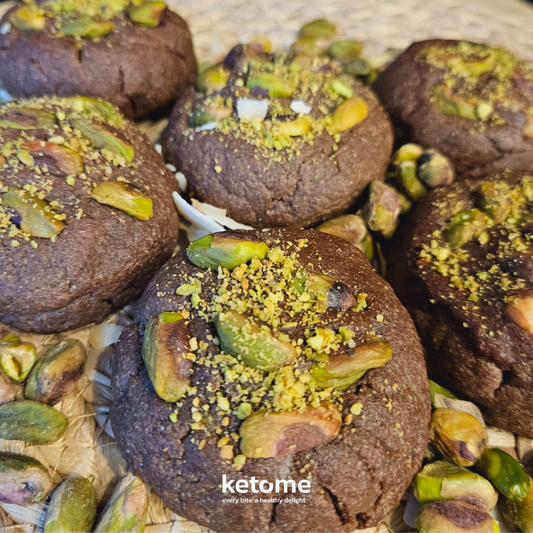 Dubai-Style Pistachio & Hazelnut Keto Cookies
