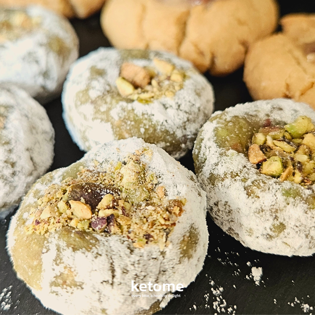 Dairy-free cookies made with coconut oil and no added sugar.