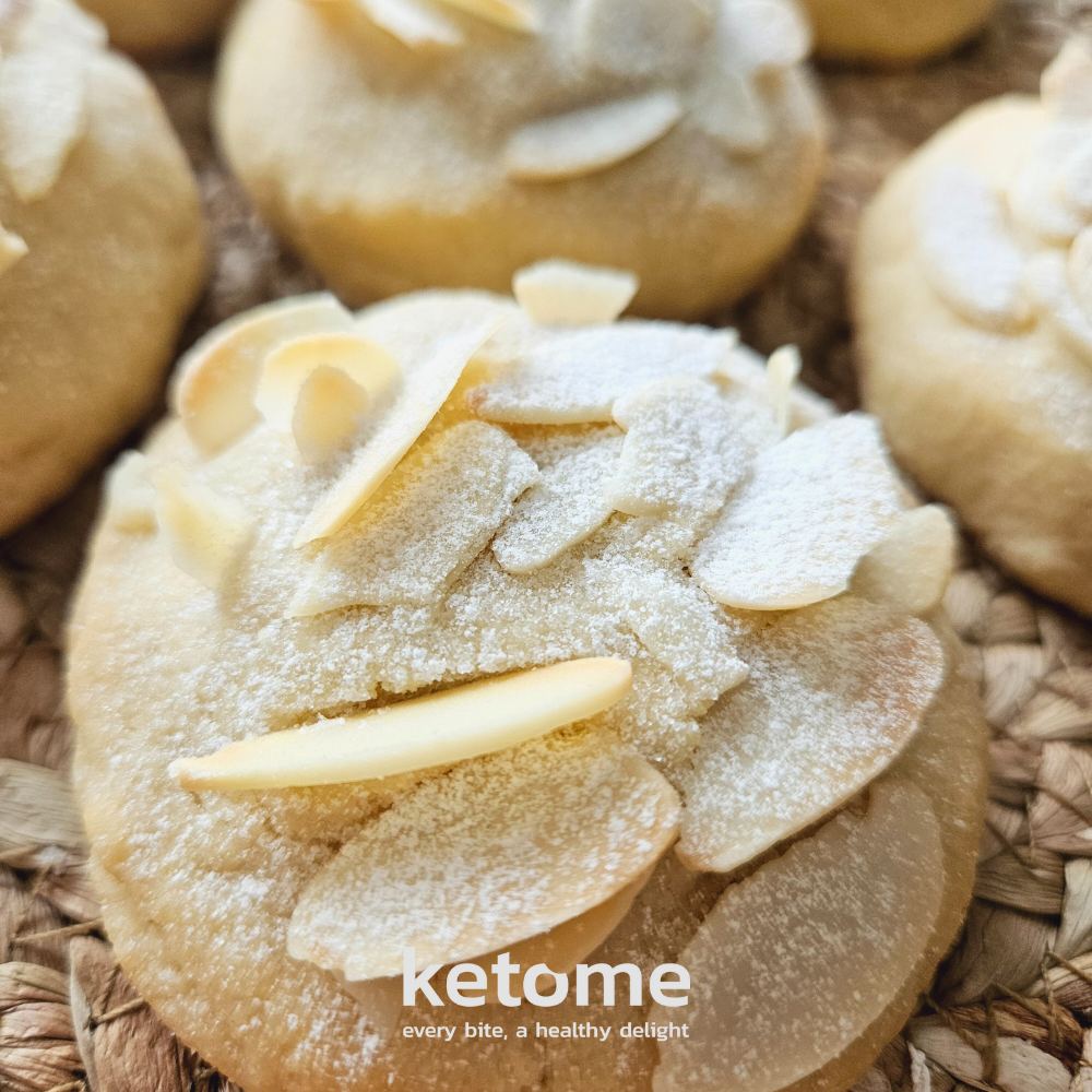 Velvet Almond Croissant Cookies