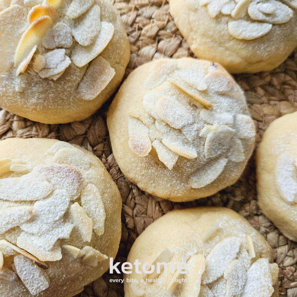 Biscuits croissants velours aux amandes