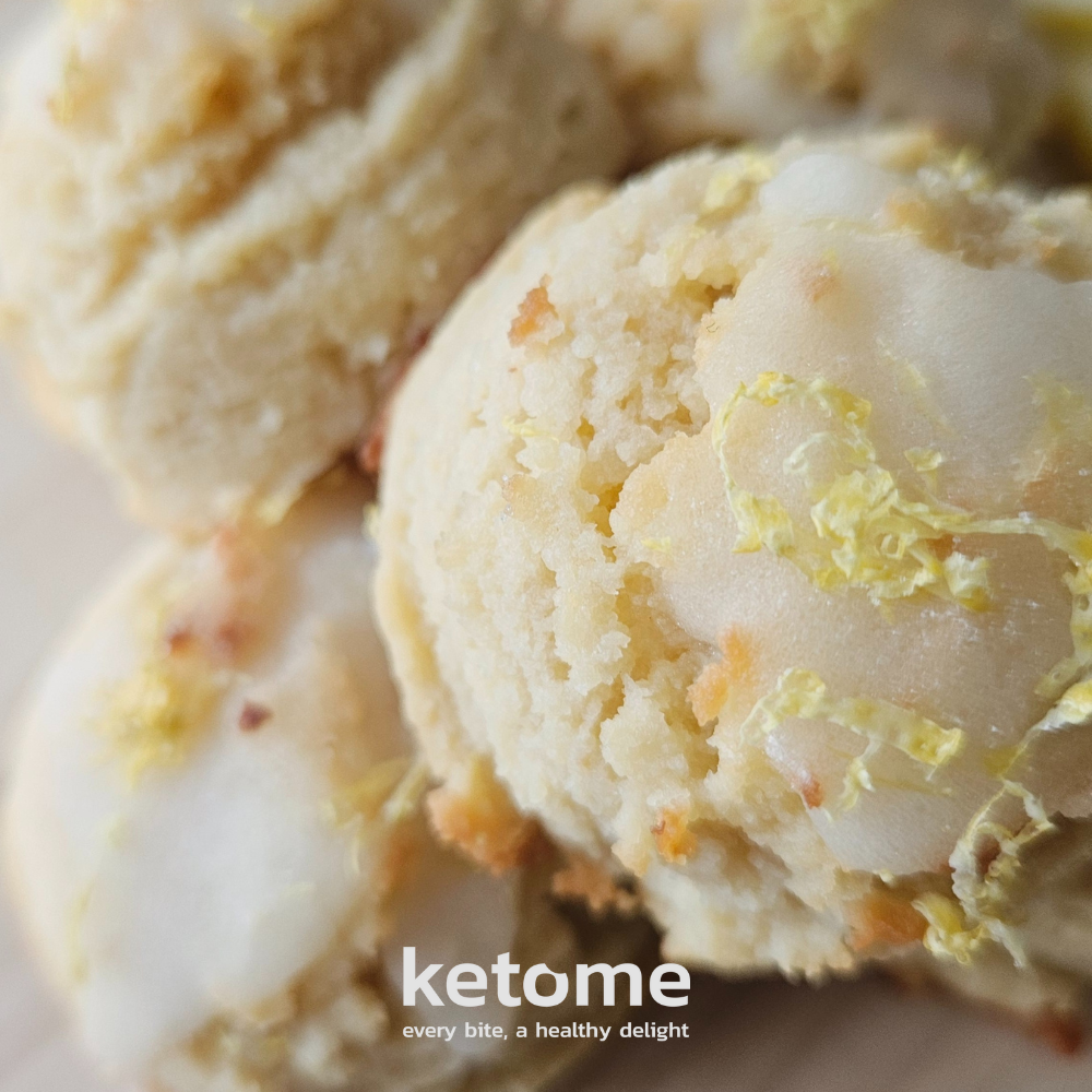 Zesty Lemon KETO COOKIES - Low-Carb, Sugar-Free & Gluten-Free