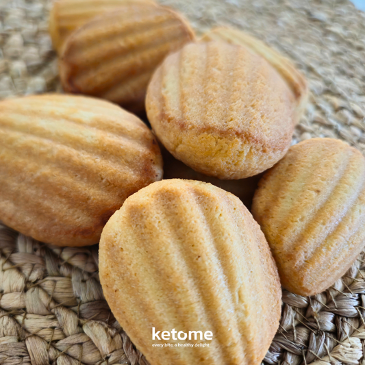 Mini Keto Madeleine Cookies