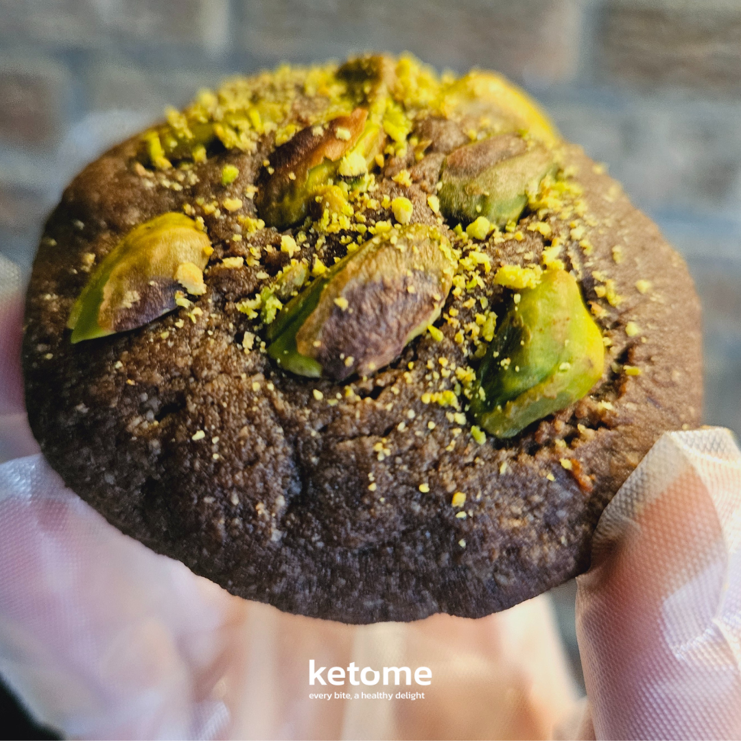 Dubai-Style Pistachio & Hazelnut Filling Keto Cookies