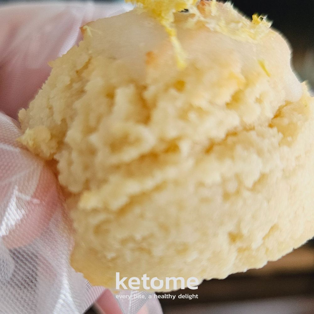 BISCUITS KETO piquants au citron - Faible teneur en glucides, sans sucre et sans gluten