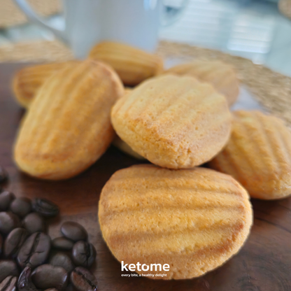 Mini Keto Madeleine Cookies