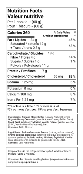 Biscuits fourrés au caramel céto faits maison - Faibles en glucides, sans sucre et sans gluten